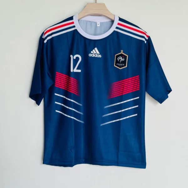 FRANCE 2010 HOME KIT HENRY FIVESLEEVE EMBROIDERY