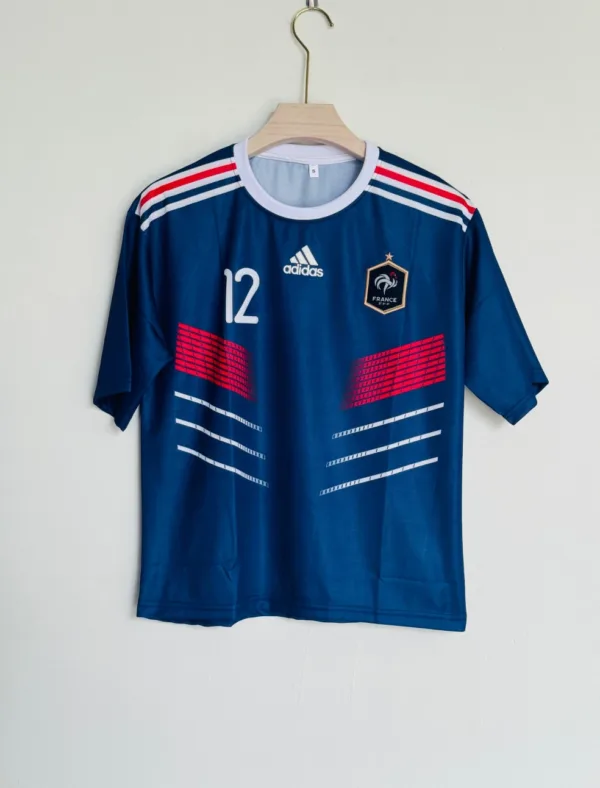 FRANCE 2010 HOME KIT HENRY FIVESLEEVE EMBROIDERY