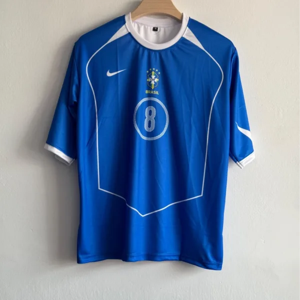 BRAZIL 2004 AWAY KIT KAKA FIVESLEEVE SUBLIMATION