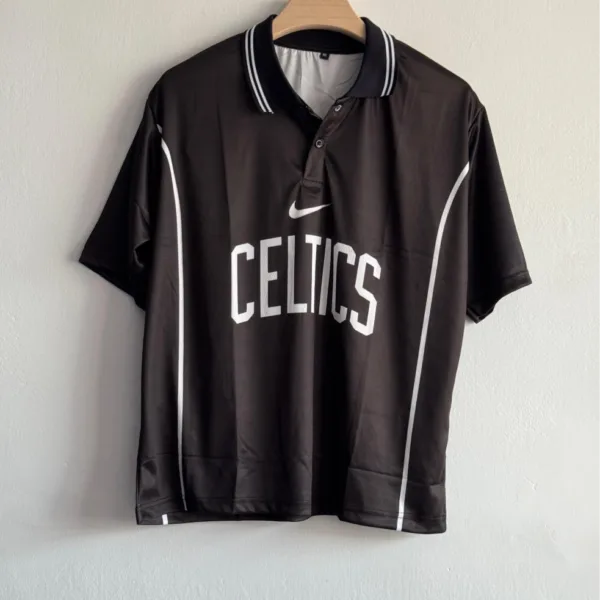 CELTIC BACK PLINE FIVE SLEEVE JERSEY BLACK
