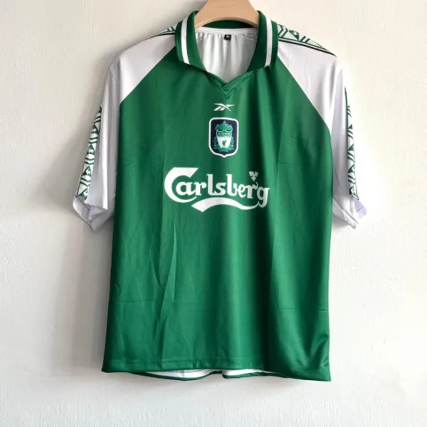 LIVERPOOL 1999-2000 AWAY KIT GERRARD FIVESLEEVE POLO SUBLIMATION SPECIAL EDITION