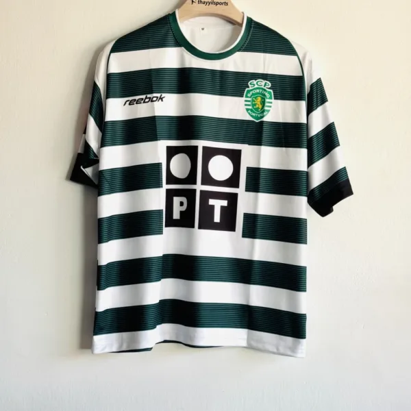 SPORTING 2002-03 HOME KIT RONALDO FIVESLEEVE