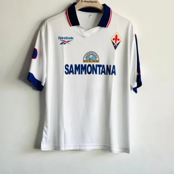 FIORENTINA 1995-96 AWAY KIT BATISTUTA FIVESLEEVE POLO