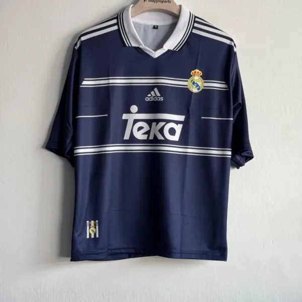 REAL MADRID 1998-99 AWAY R.CARLOS FIVESLEEVE POLO