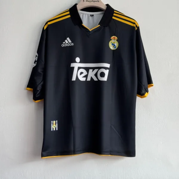 REAL MADRID 1999-2000 AWAY KIT R.CARLOS FIVESLEEVE POLO