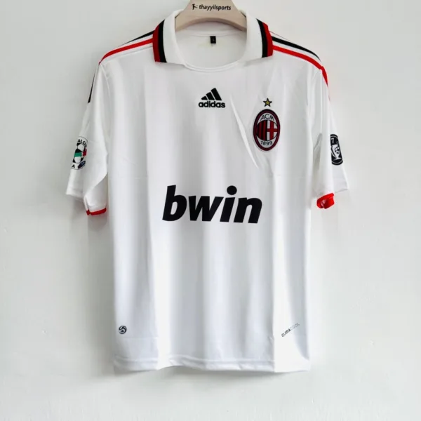 ACMILAN 2009-10 AWAY KIT RONALDINHO POLO EMBROIDERY