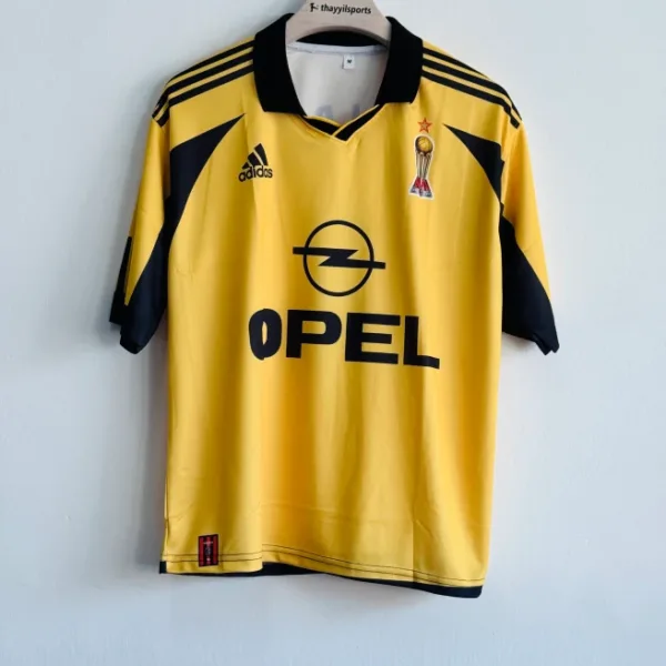 ACMILAN 1999-2000 THIRD KIT MALDINI FIVESLEEVE POLO