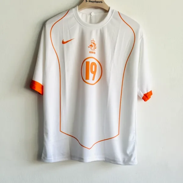 NETHERLANDS 2004 AWAY KIT ROBBEN FIVESLEEVE