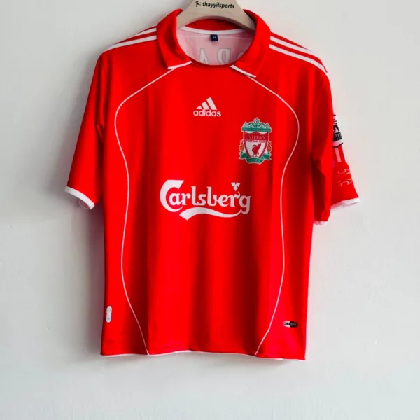LIVERPOOL 2006-07 HOME KIT GERRARD FIVESLEEVE POLO