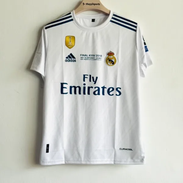 REAL MADRID 2017-18 HOME KIT RONALDO EMBROIDERY