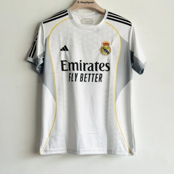 REAL MADRID 25-26 HOME KIT VINI JR EMBROIDERY