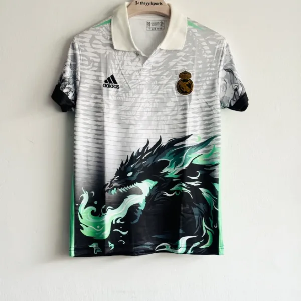 REAL MADRID 25-26 DRAGON SPECIAL EDITION KIT POLO EMBROIDERY