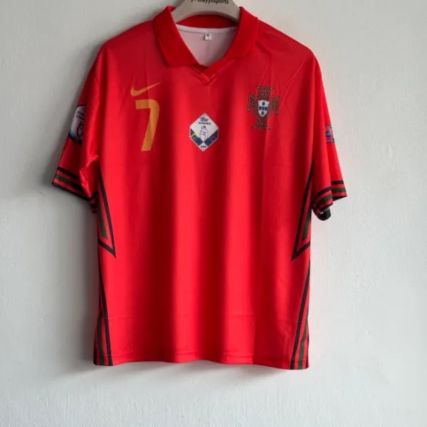 PORTUGAL 2019-20 HOME KIT RONALDO FIVESLEEVE POLO
