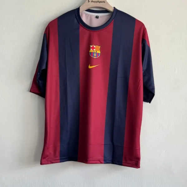 BARCELONA 1998-99 HOME KIT MESSI FIVESLEEVE