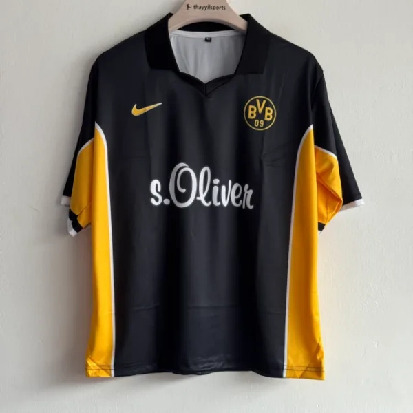 DORTMUND 1998-99 AWAY KIT MOLLER FIVESLEEVE POLO