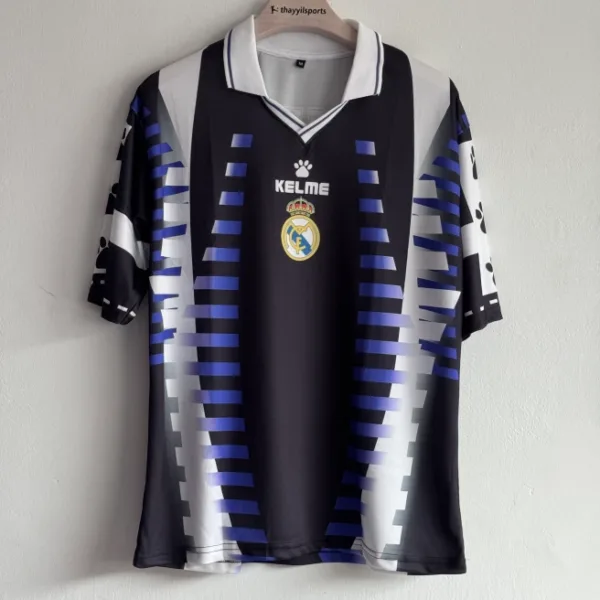 REAL MADRID 1997-98 THIRD KIT RAUL FIVESLEEVE POLO