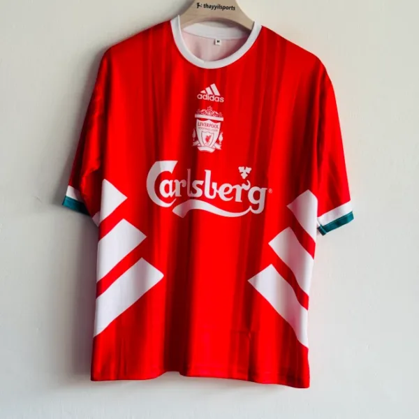 LIVERPOOL 1993-94 HOME KIT GERRARD FIVESLEEVE