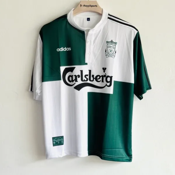 LIVERPOOL 1995-96 AWAY KIT FIVESLEEVE POLO