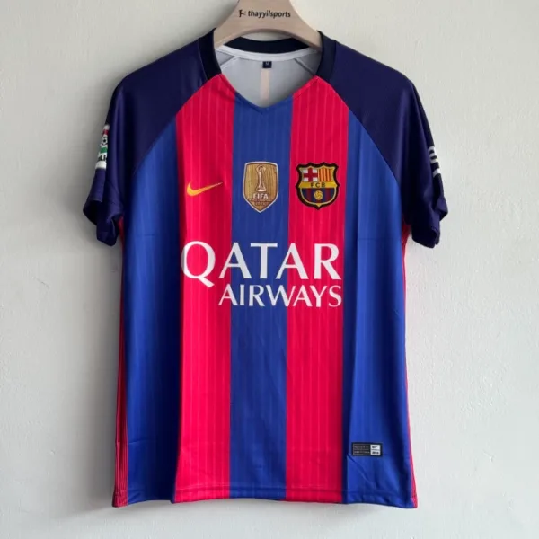 BARCELONA 2016-17 HOME KIT MESSI EMBROIDERY