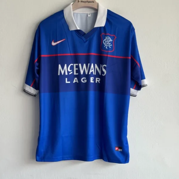 RANGERS 1997-98 HOME KIT GATTUSO FIVESLEEVE POLO