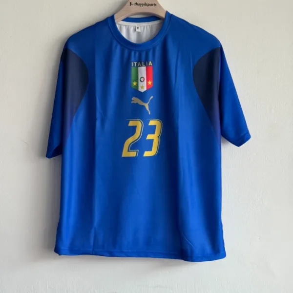 ITALY 2006 HOME KIT MATERAZZI FIVESLEEVE