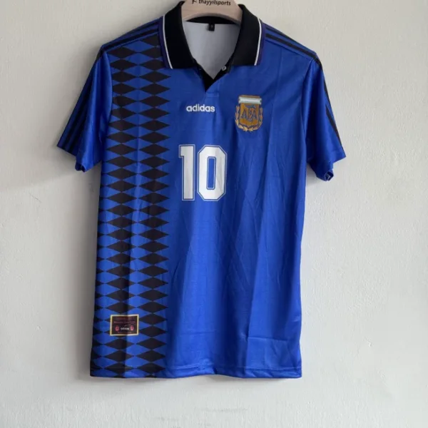 ARGENTINA 1994 AWAY KIT MESSI POLO EMBROIDERY