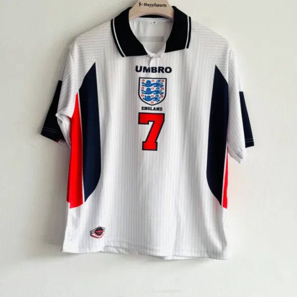 ENGLAND 1998 HOME KIT FIVESLEEVE POLO