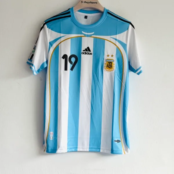ARGENTINA 2006 HOME KIT MESSI EMBROIDERY