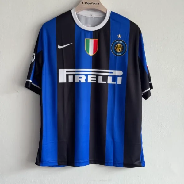 INTERMILAN 2006-07 HOME KIT FIGO FIVESLEEVE