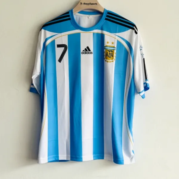 ARGENTINA 2006 HOME KIT SAVIOLA FIVESLEEVE