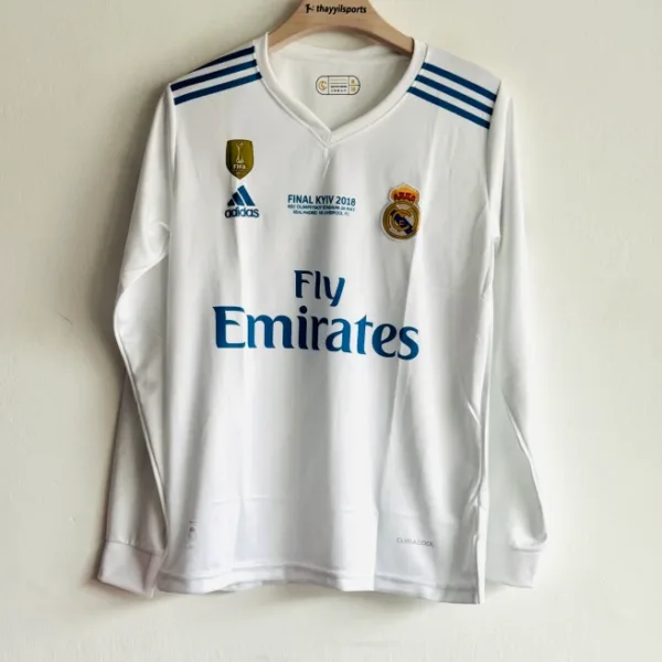 REAL MADRID 2017-18 HOME KIT RONALDO FULLSLEEVE EMBROIDERY