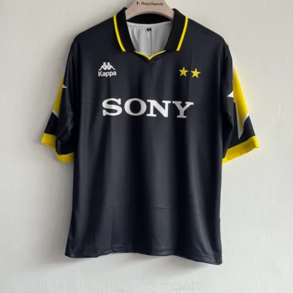 JUVENTUS 1995-96 THIRD KIT ZIDANE FIVESLEEVE POLO