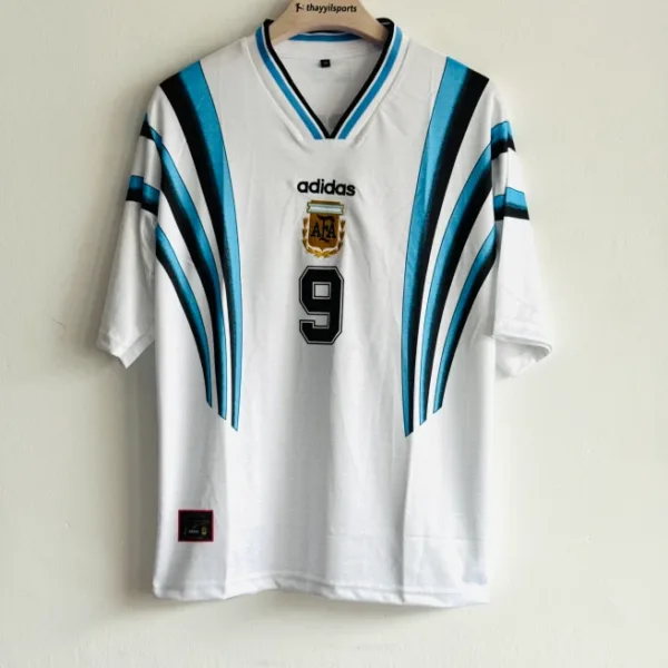 ARGENTINA 1997 THIRD KIT BATISTUTA EMBROIDERY