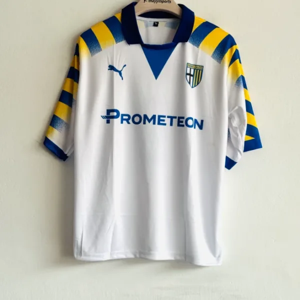 PARMA 2003-04 HOME KIT CRESPO FIVESLEEVE POLO