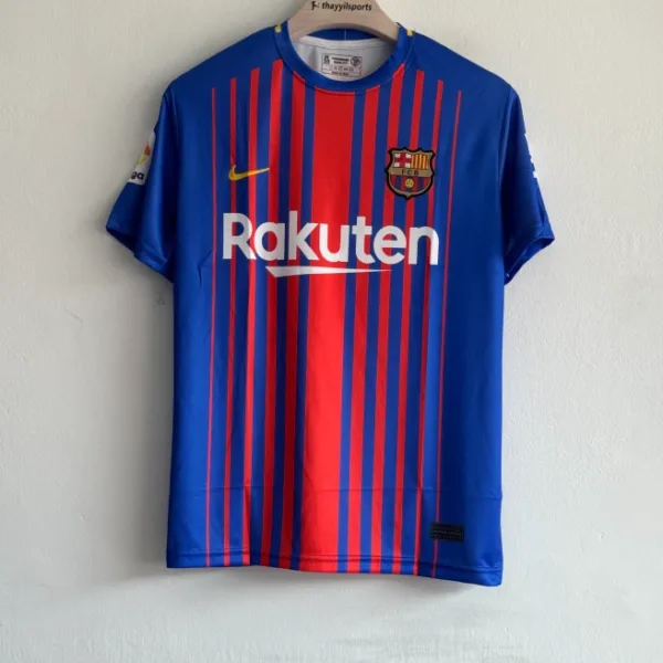 BARCELONA 2017-18 HOME KIT MESSI EMBROIDERY