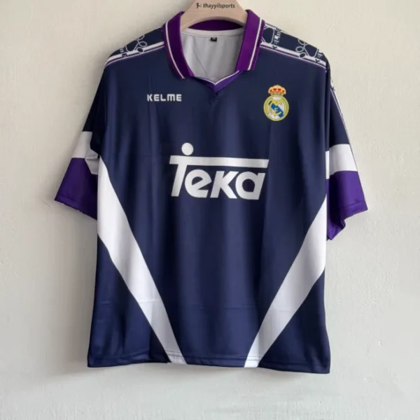 REAL MADRID 1997-98 TRAINING KIT ZIDANE FIVESLEEVE POLO
