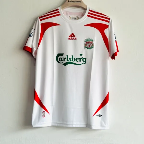 LIVERPOOL 2007-08 AWAY KIT TORRES EMBROIDERY