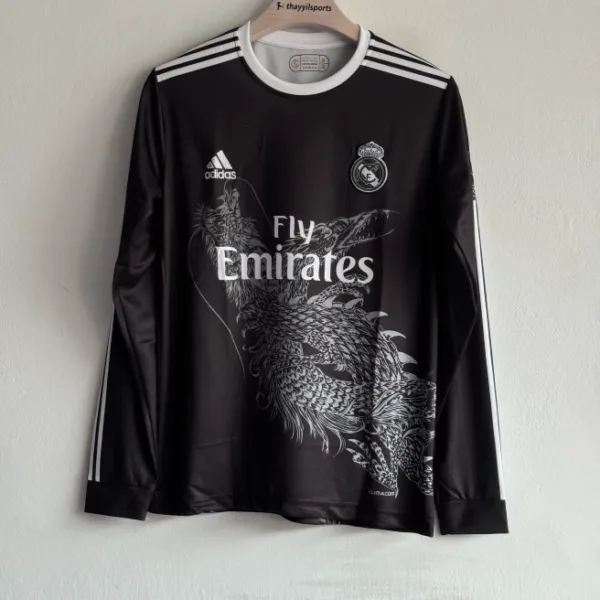 REAL MADRID 2014-15 THIRD KIT SERGIO RAMOS FULLSLEEVE EMBROIDERY