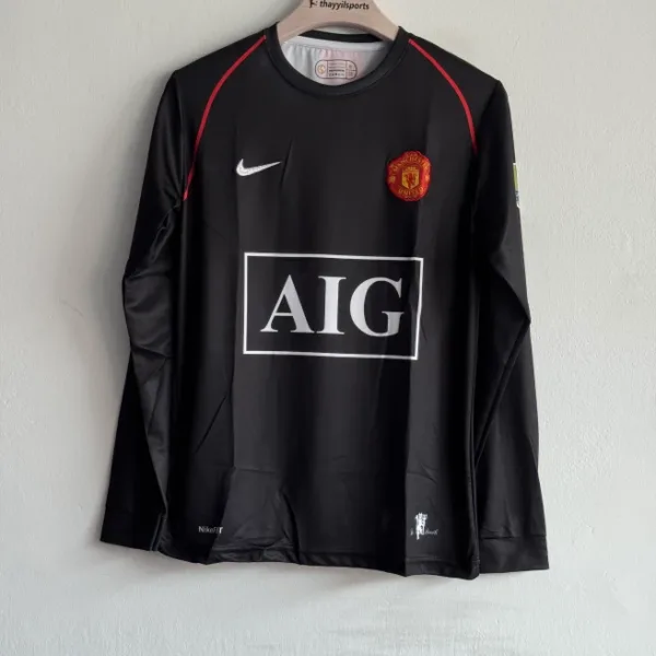MANCHESTER UNITED 2007-08 AWAY KIT RONALDO FULLSLEEVE EMBROIDERY