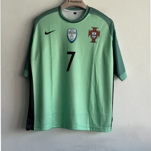 PORTUGAL 2016 AWAY KIT RONALDO FIVESLEEVE