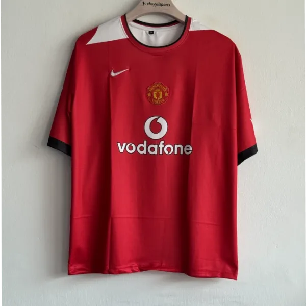 MANCHESTER UNITED 2004-05 HOME KIT RONALDO FIVESLEEVE EMBROIDERY