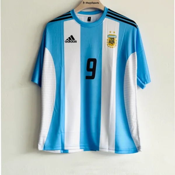ARGENTINA 2002-03 HOME KIT BATISTUTA FIVESLEEVE