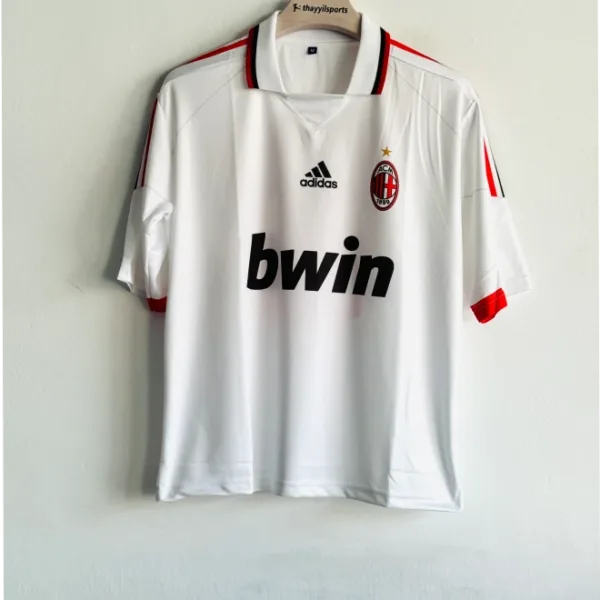 ACMILAN 2009-10 AWAY KIT RONALDINHO FIVESLEEVE POLO