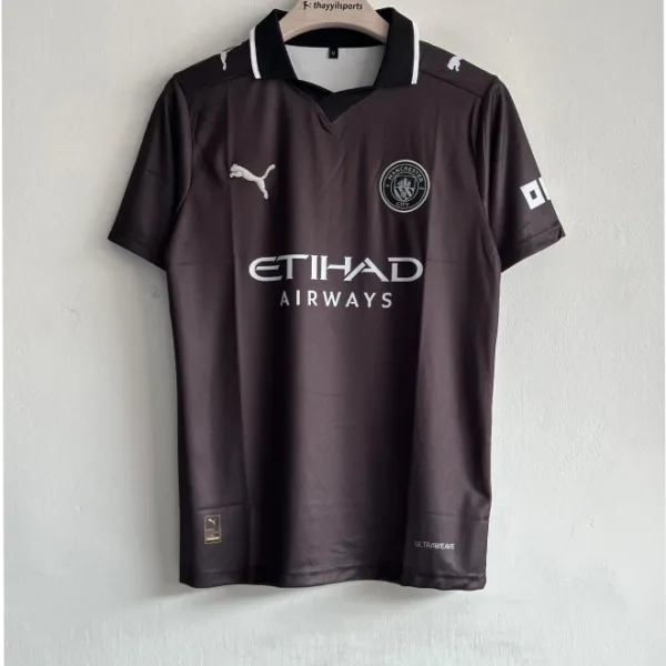 MANCHESTER CITY 25-26 AWAY KIT MARMOUSH POLO EMBROIDERY