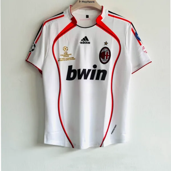 ACMILAN 2006-07 AWAY KIT MALDINI EMBROIDERY