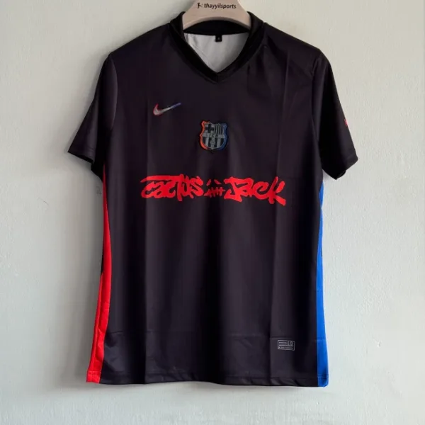 BARCELONA X TRAVIS SCOTT 24-25 AWAY KIT POLO EMBROIDERY