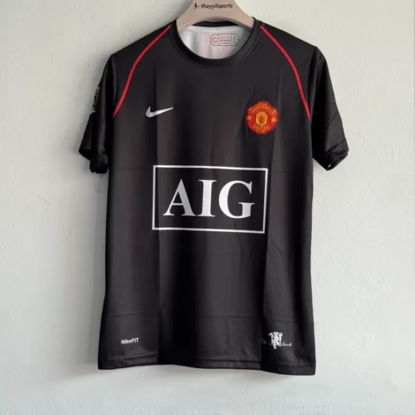 MANCHESTER UNITED 2007-08 AWAY KIT RONALDO EMBROIDERY