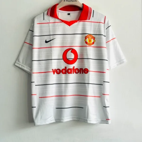 MANCHESTER UNITED 2003-04 THIRD KIT RONALDO FIVESLEEVE POLO