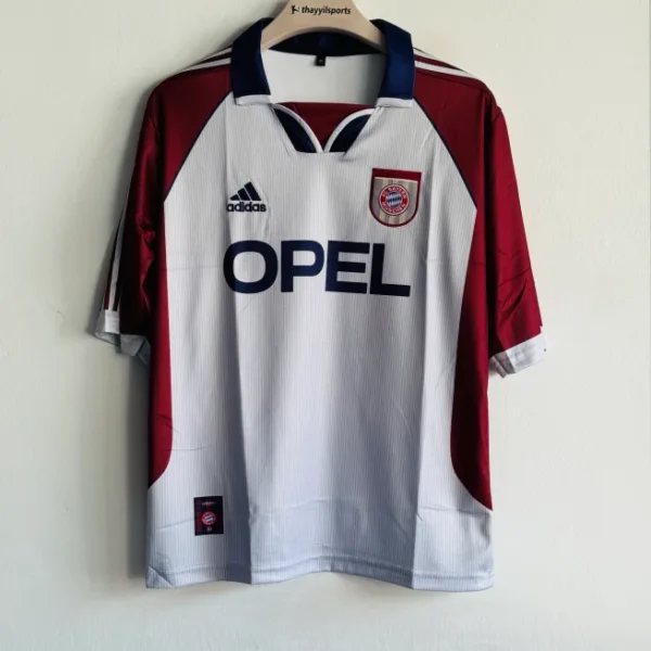 BAYERN MUNICH 1998-99 THIRD KIT MATTHAUS FIVESLEEVE POLO EMBROIDERY