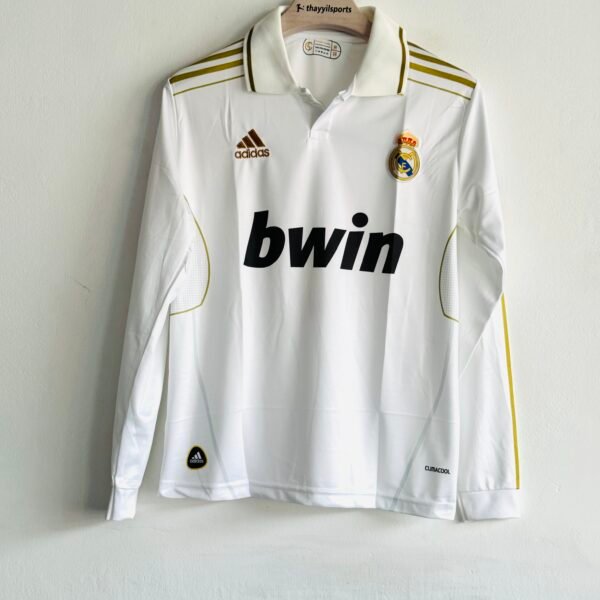 REAL MADRID 2011-12 HOME KIT RONALDO FULLSLEEVE POLO EMBROIDERY
